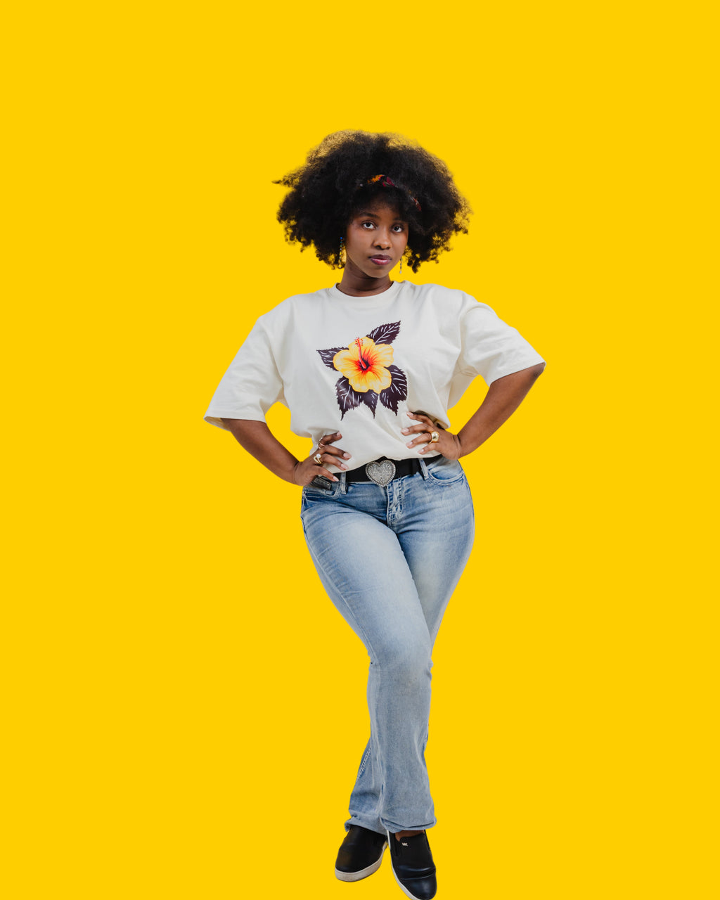 Hibiscus Classic Heavyweight Tee